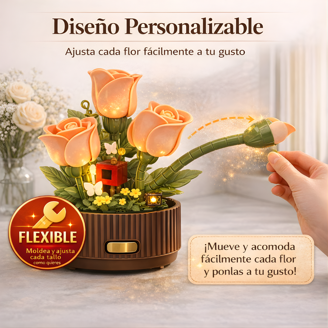 Ramo de Rosas Mágico Interactivo – Florunia