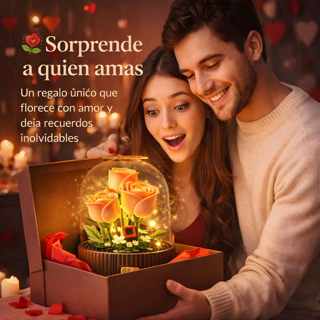 Ramo de Rosas Mágico Interactivo – Florunia